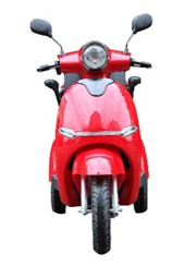 China EEC 3 Wheel Open Electric Scooter 3 Wheel Tricycle with Cabin for Adults with Free Shipping 