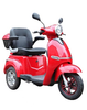 China EEC 3 Wheel Open Electric Scooter 3 Wheel Tricycle with Cabin for Adults with Free Shipping 