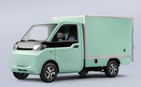 Last-Mile Delivery Automatic EEC L7e Mini Electric Cargo Van Pickup Truck from China for Sale 