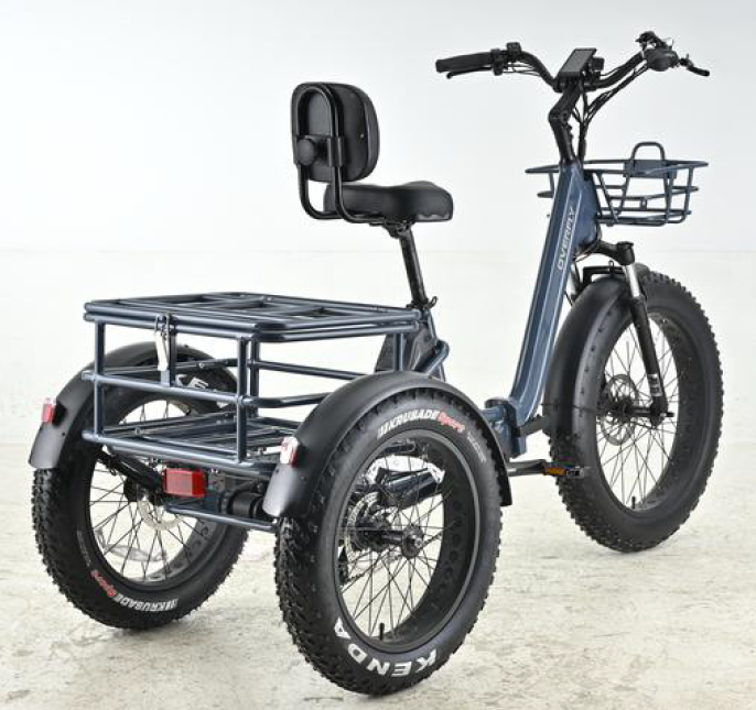 Fat Tire Electric 3 Wheel Cargo Bike