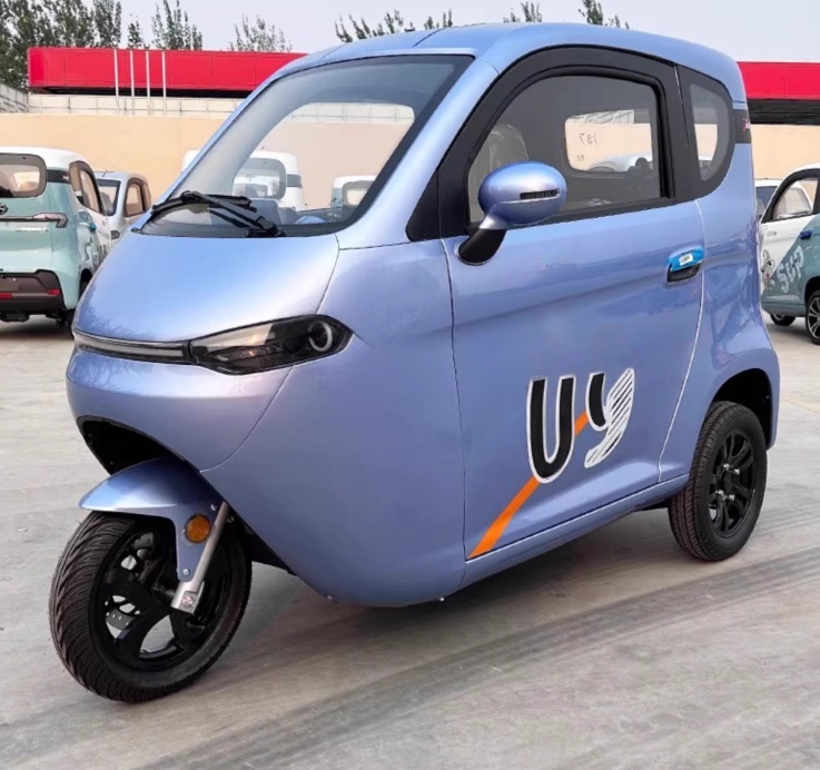 China Enclosed The Elderly Electric Cabin Tricycle with Covered EEC L2e 3 Wheel Electric Cabin Scooter Tricycle